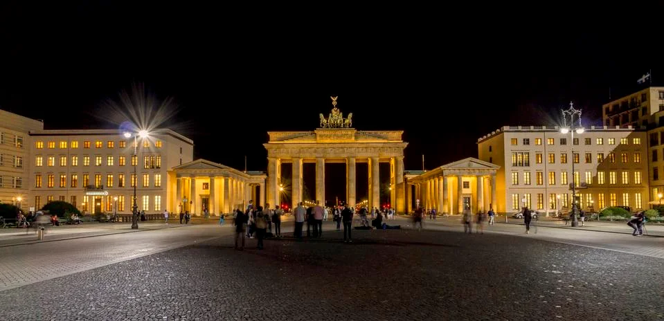 Brandenburg Gate in Berlin Stock Photos