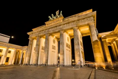 Brandenburg Gate in Berlin Stock Photos