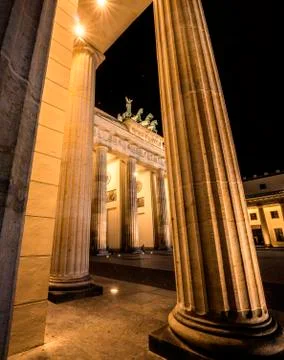 Brandenburg Gate in Berlin Stock Photos