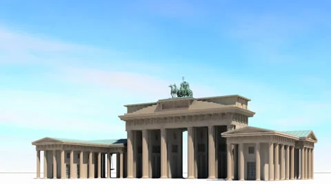 Brandenburg Gate Stock Footage 26181421