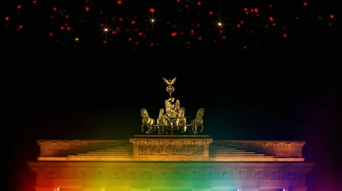 BRANDENBURG GATE Stock Footage 35105360