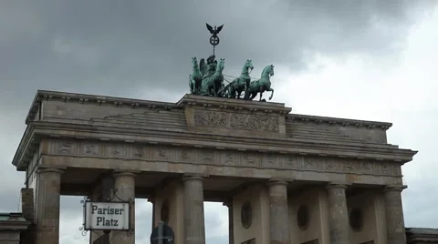 Brandenburg Gate Stock Footage 48298343