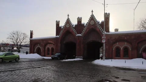 Brandenburg Gate in Kaliningrad Stock-Footage 330378727