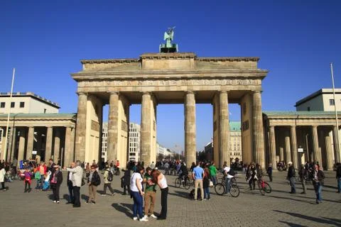 The brandenburg gate Stock Photos