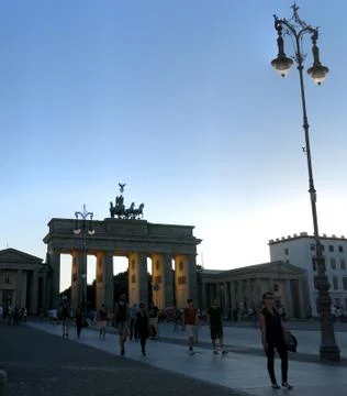 Brandenburg Gate Foto stock