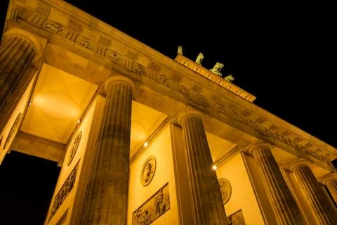 The Brandenburg Gate Stock Photos