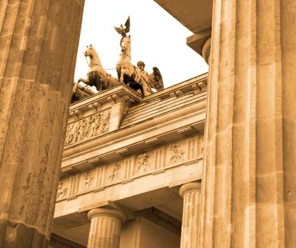 Brandenburg gate Stock Photos