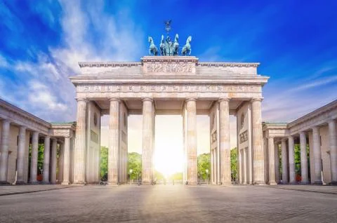 Brandenburg gate 스톡 사진