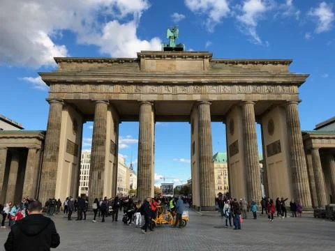 Brandenburg Gate 库存照片