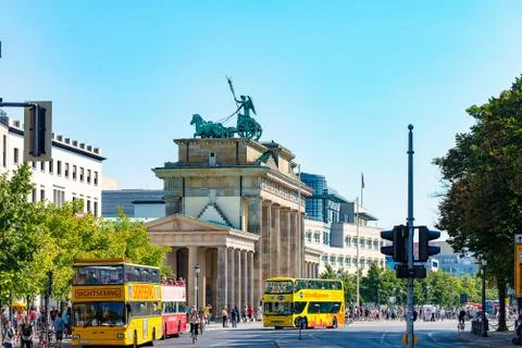 The Brandenburg Gate Foto stock