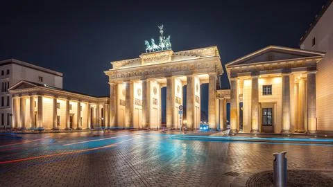 The brandenburg gate 스톡 사진