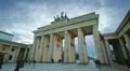 Brandenburg gate timalapse day shot HD Footage