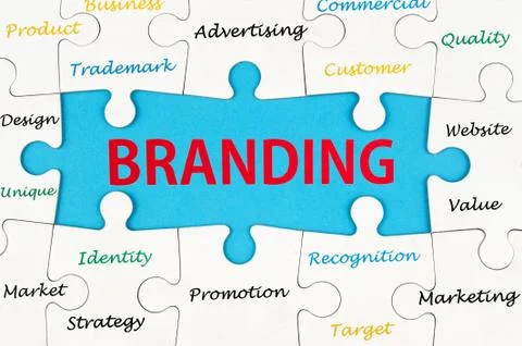 Branding concept Stock Photos