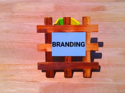Branding concept  库存照片