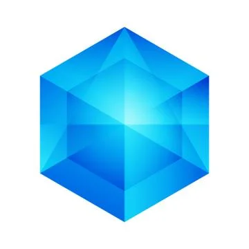 Branding hexagon vector logo concept Stock Illustration