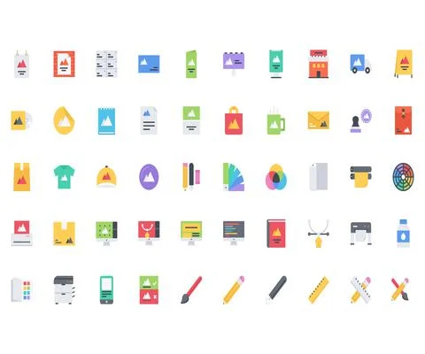 The branding icons Stock Illustration