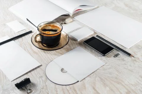 Branding ID mockup Stock Photos