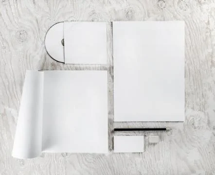 Branding identity set Foto stock