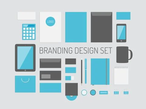 Branding identity vector collection 스톡 일러스트