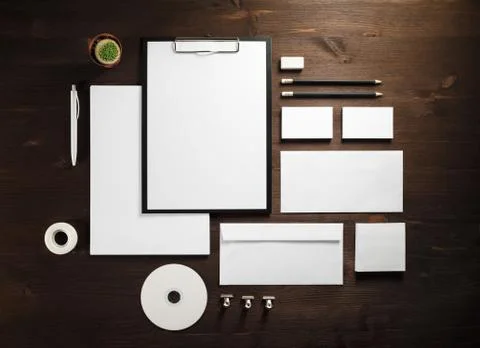 Branding mock up Stock Photos
