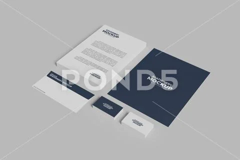 Branding Stationery Mockup Modello PSD