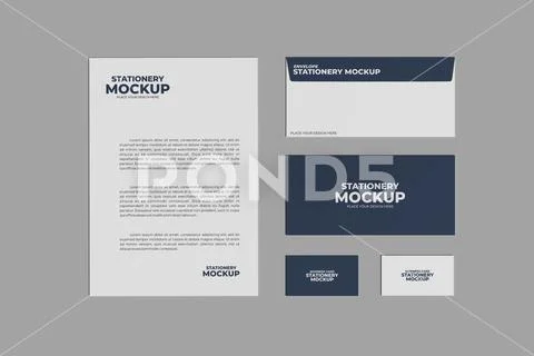 Branding Stationery Mockup Modello PSD