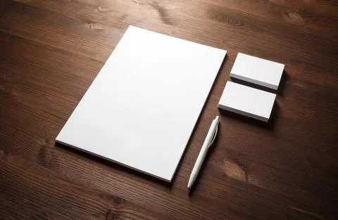 Branding stationery template Stock Photos