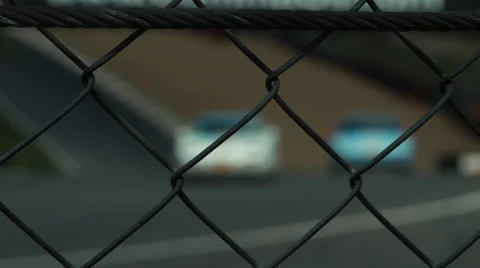 Brands hatch druids hill cornering focus pull Stock Footage 38063109