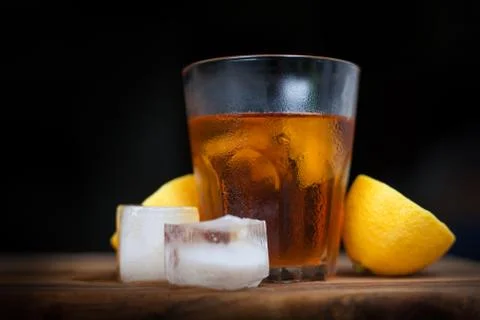 Brandy and Lemon Stock Photos