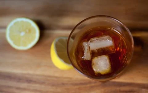 Brandy and Lemon Stock Photos