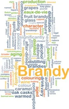 Brandy background concept Illustrazione stock