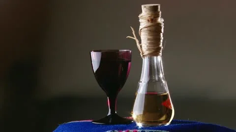 Brandy, bottle Video stock 12722104