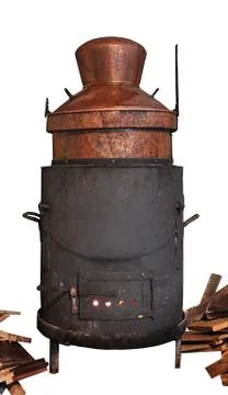 Brandy Distillation Stock-Fotos