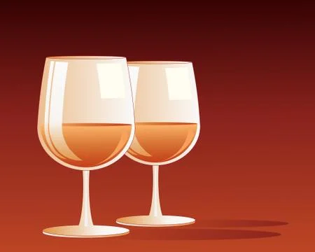 Brandy glass Illustrazione stock