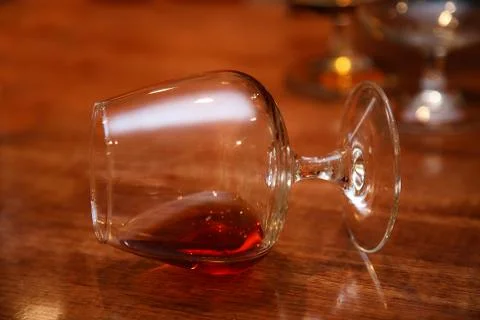 Brandy glass Foto stock