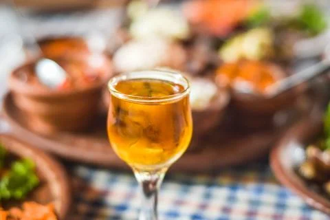 Brandy (rakija) Stock Photos