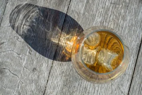 Brandy on the rocks Stock Photos
