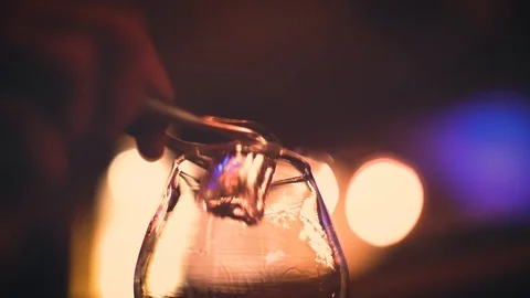 BRANDY SLOW MOTION ICE Stock Footage 100988723