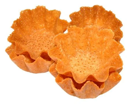 Brandy Snap Baskets Stock Photos