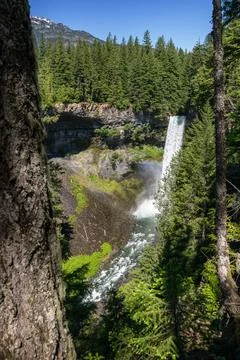 Brandywine Falls Cool Spray 库存照片