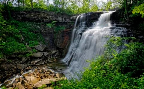 Brandywine falls Stock Photos