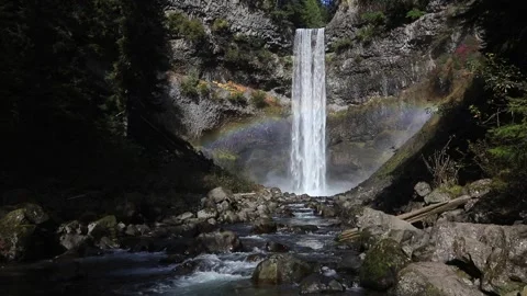 Brandywine Falls wide Stock Footage 140077439