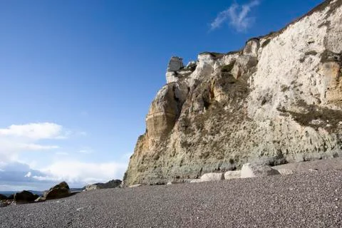 Branscombe Beach in Devon in South-West England Stock Photos