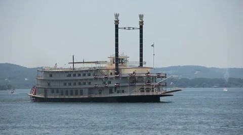 Branson Belle Steamboat Stock Footage 7745947