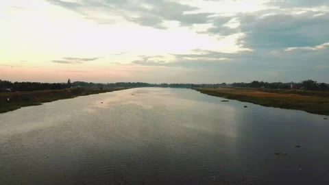 Brantas In Reflection Video stock 205426740