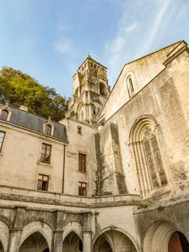 Brantôme abbey Stock Photos