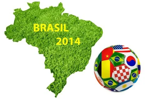 Brasil 2014 Stock Illustration