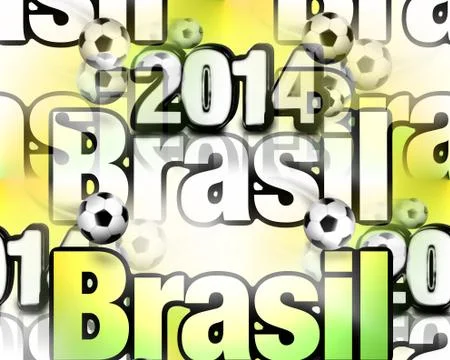 Brasil 2014 modern texture Illustrazione stock