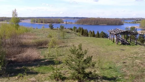 Braslav lakes. Belarus Stock Footage 76517064