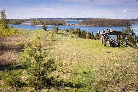 Braslav lakes. Belarus Foto stock